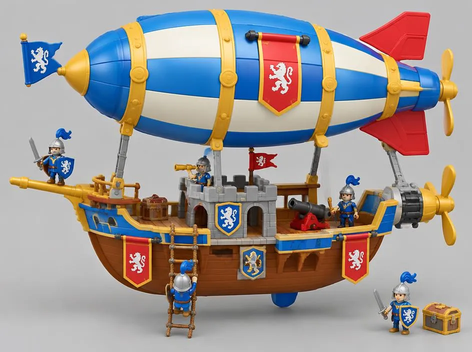 PLAYMOBIL Novelmore 70642 Dario's zeppelin playset