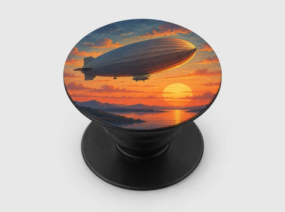 Agarre para móvil de dirigible vintage intercambiable